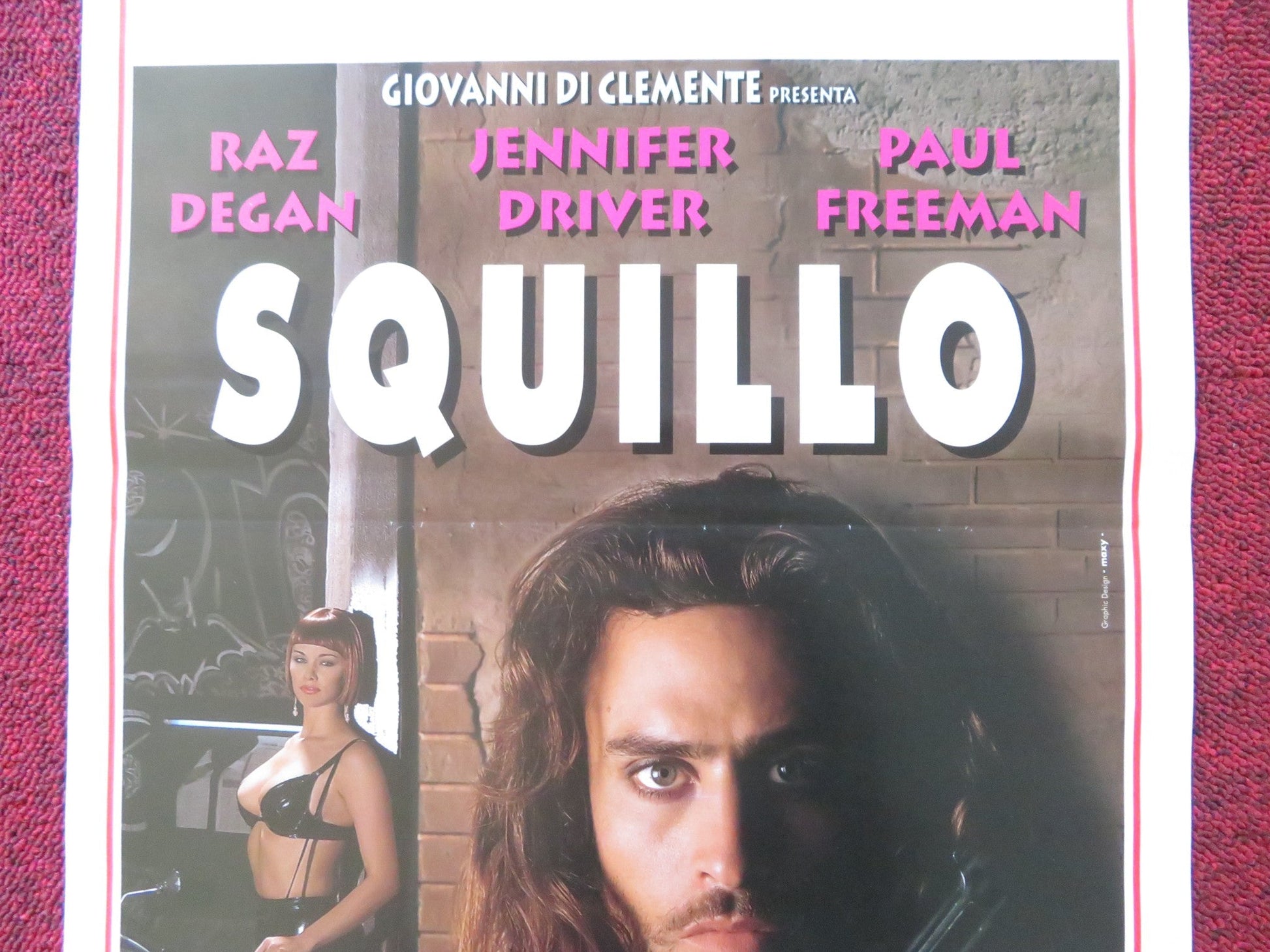 SQUILLO / CALL GIRL ITALIAN LOCANDINA POSTER RAZ DEGAN JENNIFER DRIVER 1996 Rendezvous Cinema Movie posters
