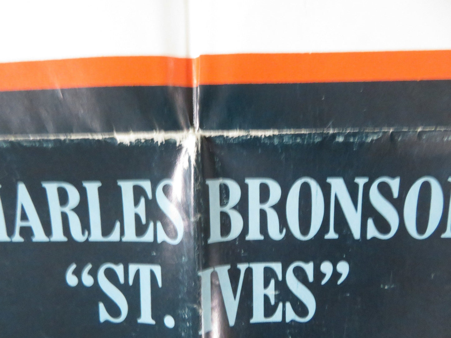 ST. IVES FOLDED US ONE SHEET POSTER CHARLES BRONSON JOHN HOUSEMAN 1976 Rendezvous Cinema Movie posters