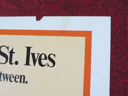 ST. IVES FOLDED US ONE SHEET POSTER CHARLES BRONSON JOHN HOUSEMAN 1976 Rendezvous Cinema Movie posters