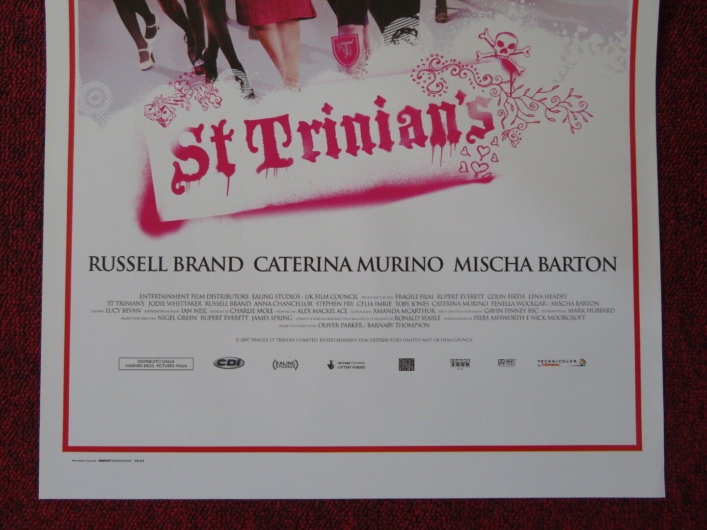 ST TRINIANS ITALIAN LOCANDINA (27.5"x13") POSTER COLIN FIRTH 2009 Movie posters