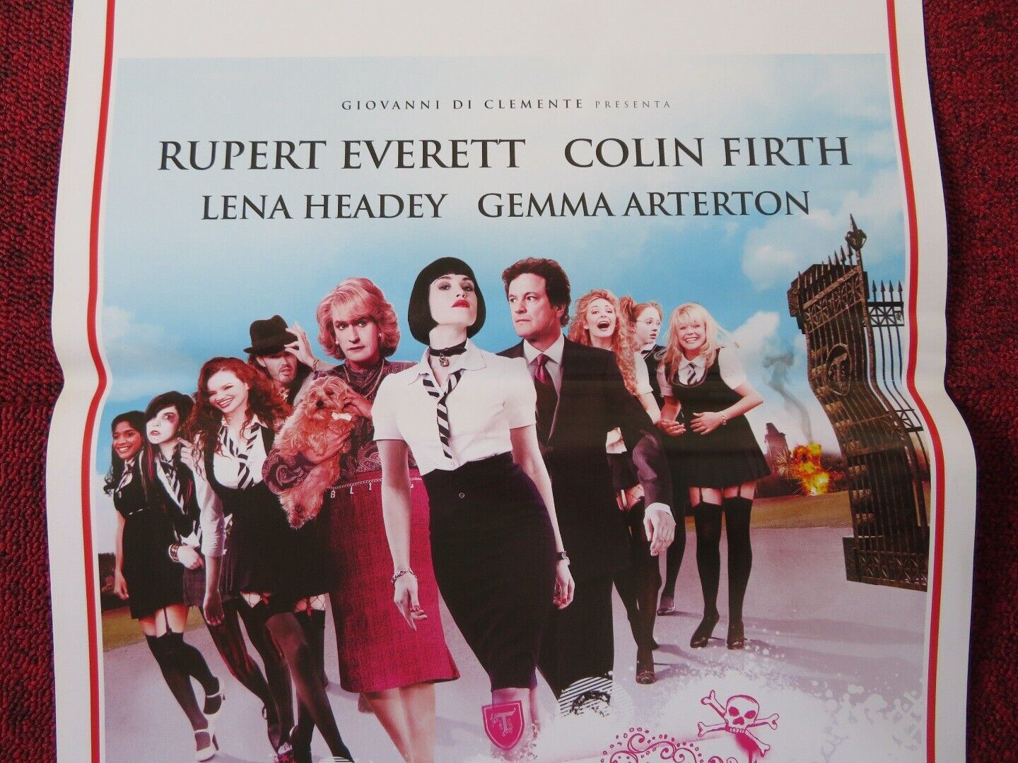 ST TRINIANS ITALIAN LOCANDINA (27.5"x13") POSTER COLIN FIRTH 2009 Movie posters