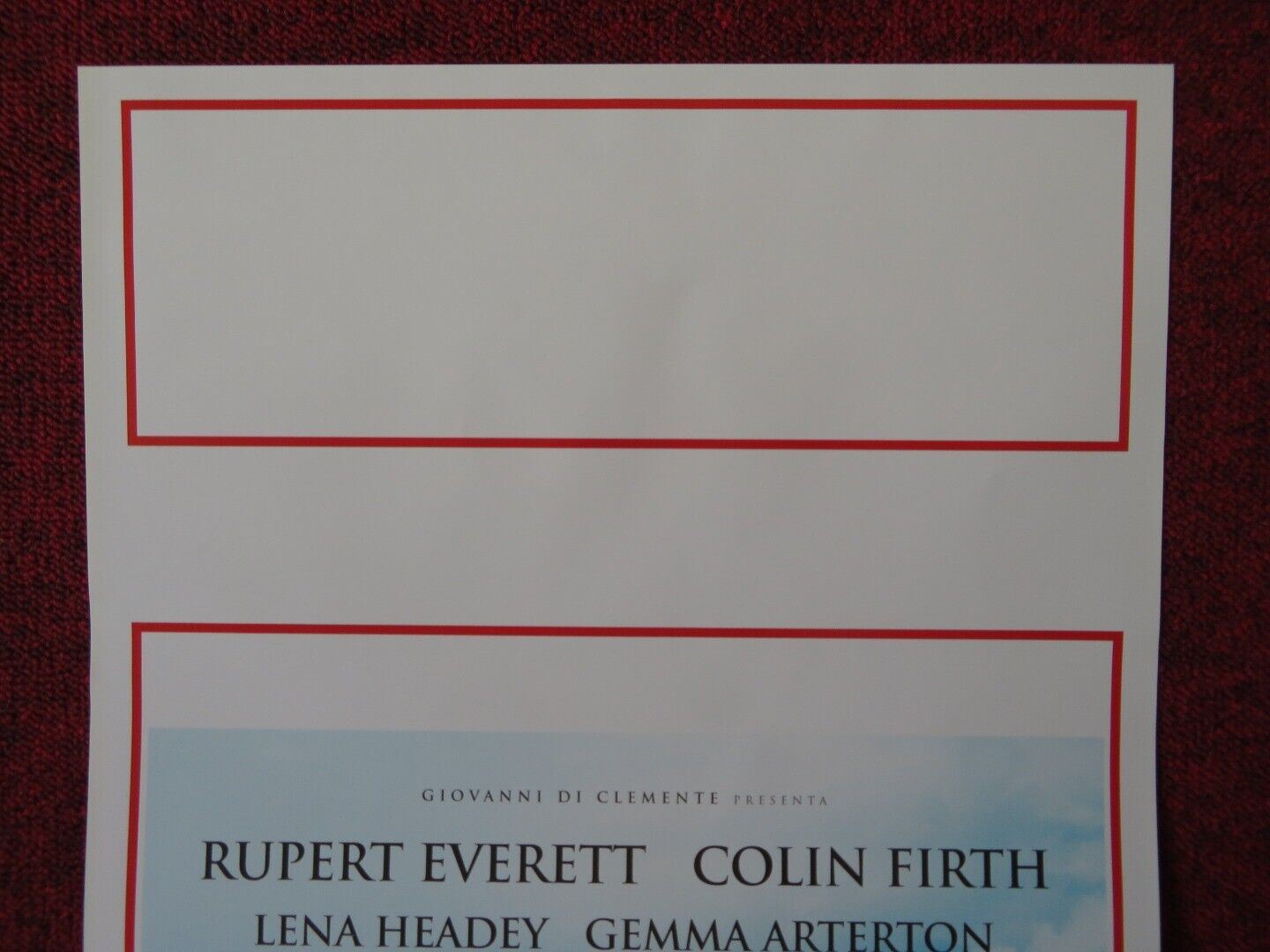 ST TRINIANS ITALIAN LOCANDINA (27.5"x13") POSTER COLIN FIRTH 2009 Movie posters