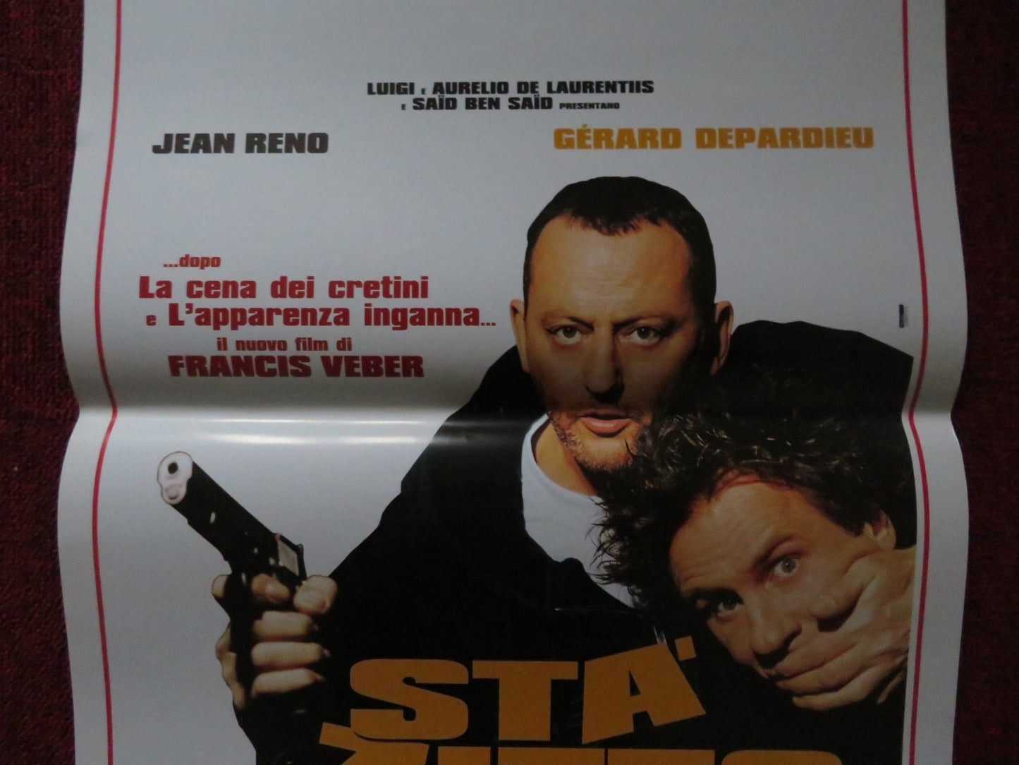 STA ZITTO NON ROMPERE ITALIAN LOCANDINA POSTER JEAN RENO GERARD DEPARDDIEU 2003 Rendezvous Cinema Movie posters