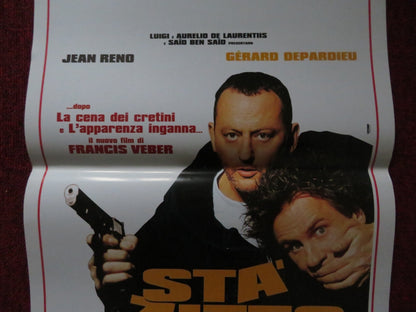 STA ZITTO NON ROMPERE ITALIAN LOCANDINA POSTER JEAN RENO GERARD DEPARDDIEU 2003 Rendezvous Cinema Movie posters