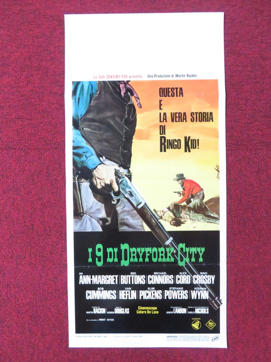 STAGECOACH ITALIAN LOCANDINA POSTER ANN - MARGRET RED BUTTONS 1966 Rendezvous Cinema Movie posters