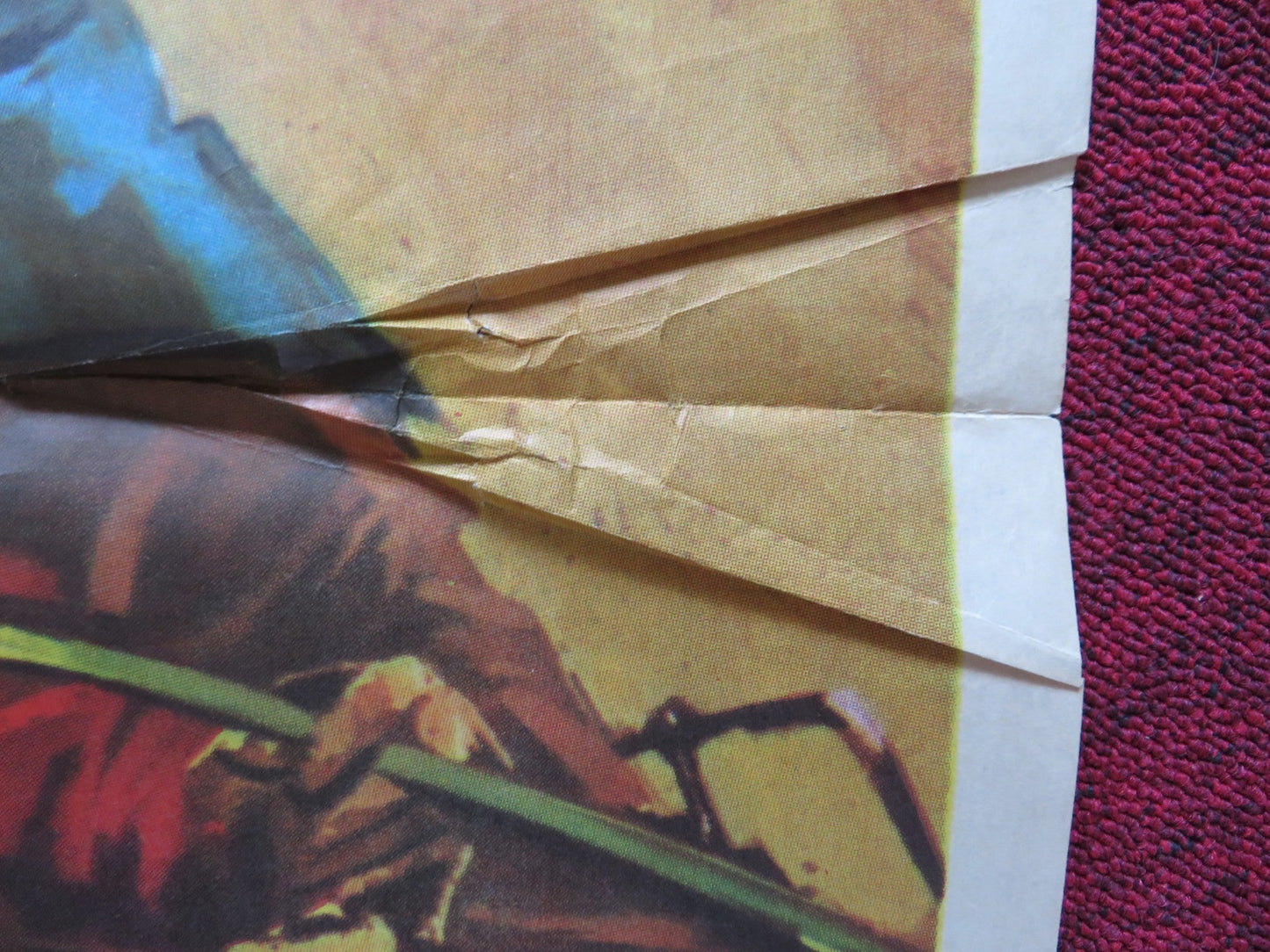 STAGECOACH OF THE CONDEMNED FOLDED MEXICAN POSTER RICHARD HARRISON E. BLANC 1970 Rendezvous Cinema Movie posters