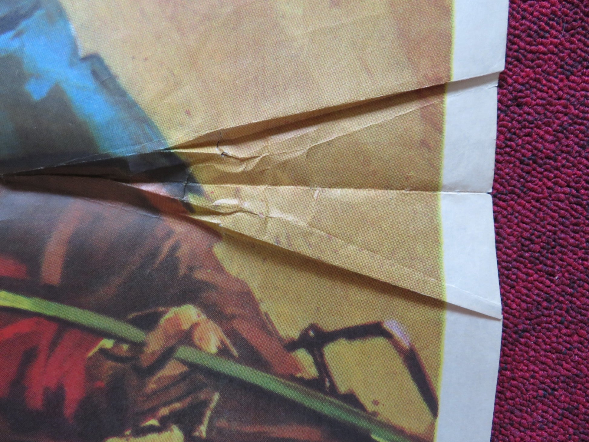 STAGECOACH OF THE CONDEMNED FOLDED MEXICAN POSTER RICHARD HARRISON E. BLANC 1970 Rendezvous Cinema Movie posters