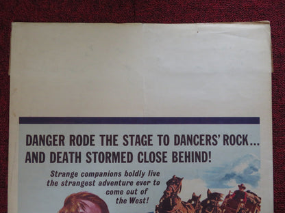STAGECOACH TO DANCERS' ROCK WINDOW CARD (14"x 22") POSTER WARREN S. MARTIN 1962 Rendezvous Cinema Movie posters