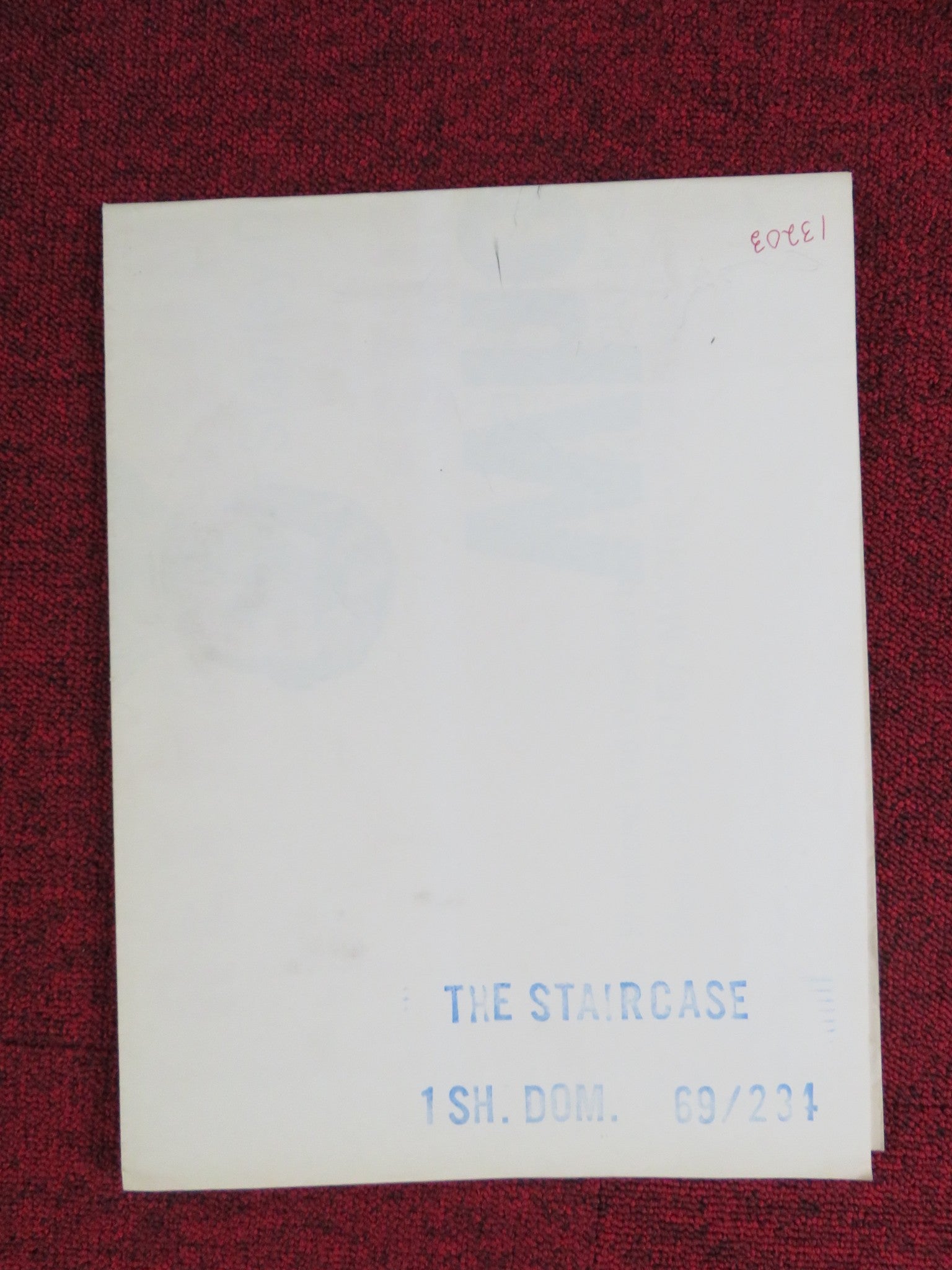 STAIRCASE - B FOLDED US ONE SHEET POSTER REX HARRISON RICHARD BURTON 1969 Rendezvous Cinema Movie posters