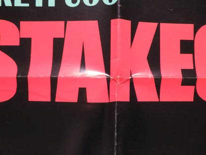 STAKEOUT VHS POSTER UK QUAD POSTER FOLDED RICHARD DREYFUSS EMILIO ESTEVEZ 1987 Rendezvous Cinema Movie posters