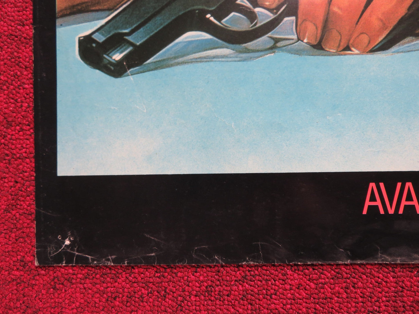 STAKEOUT VHS POSTER UK QUAD POSTER FOLDED RICHARD DREYFUSS EMILIO ESTEVEZ 1987 Rendezvous Cinema Movie posters