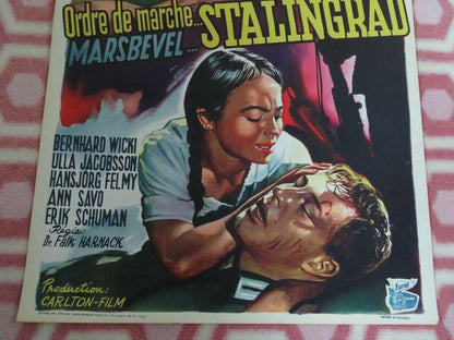 STALINGRAD/ The Restless Night BELGIUM (21"x 14") POSTER 1958 Movie posters
