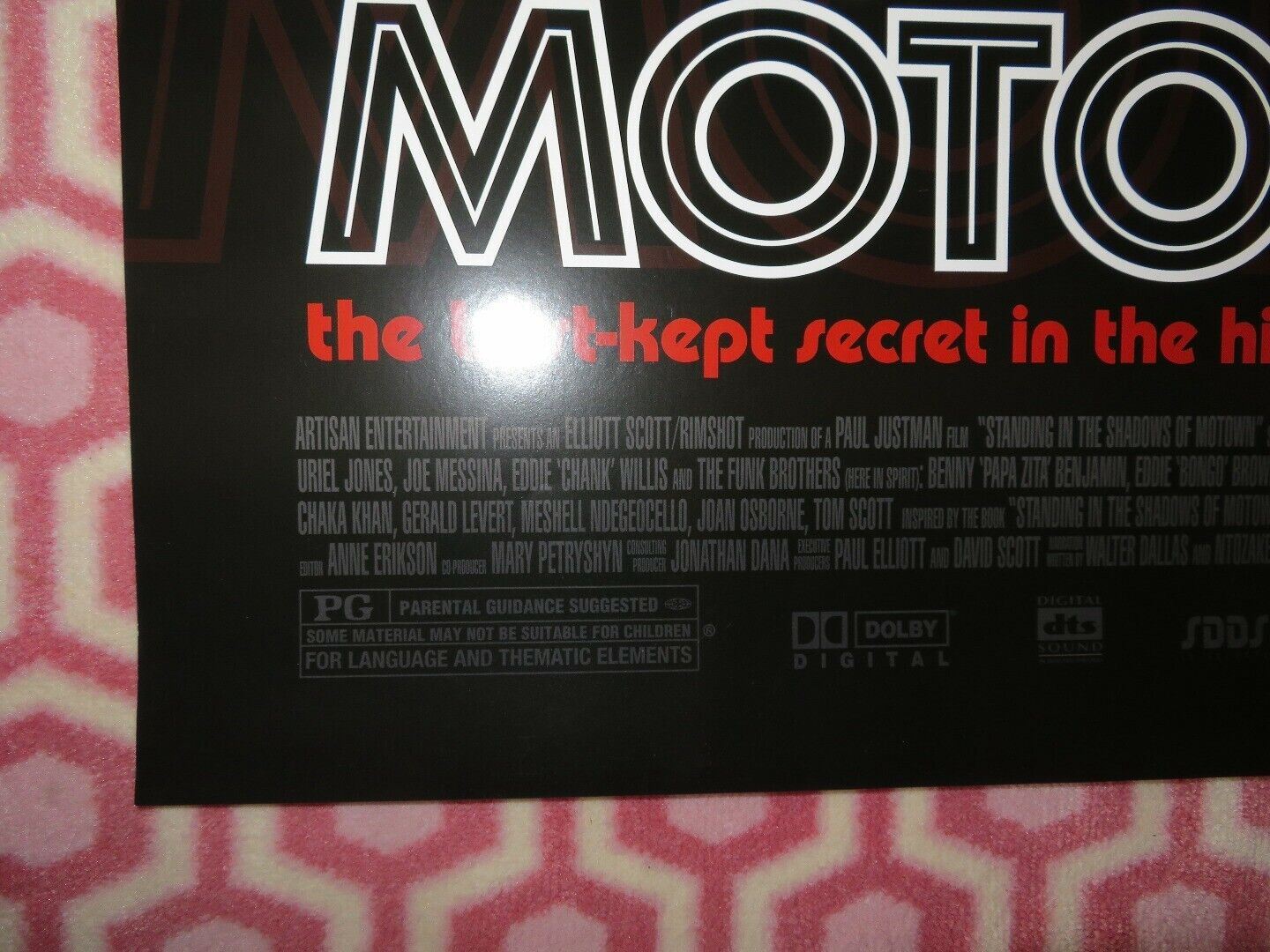 STANDING IN THE SHADOWS OF MOTOWN US ONE SHEET ROLLED POSTER RICHARD ALLEN '02 Movie posters