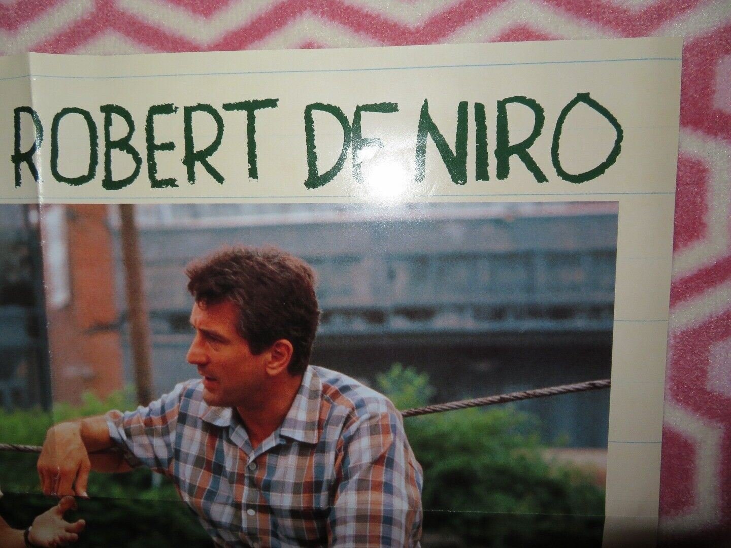 STANLEY & IRIS VIDEO VHS POSTER FOLDED JANE FONDA ROBERT DE NIRO 1988 Movie posters