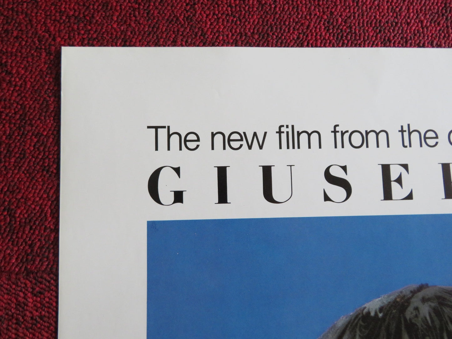 STANNO TUTTI BENE FOLDED US ONE SHEET POSTER MARCELLO MASTROIANNI M. MORGAN 1990 Rendezvous Cinema Movie posters