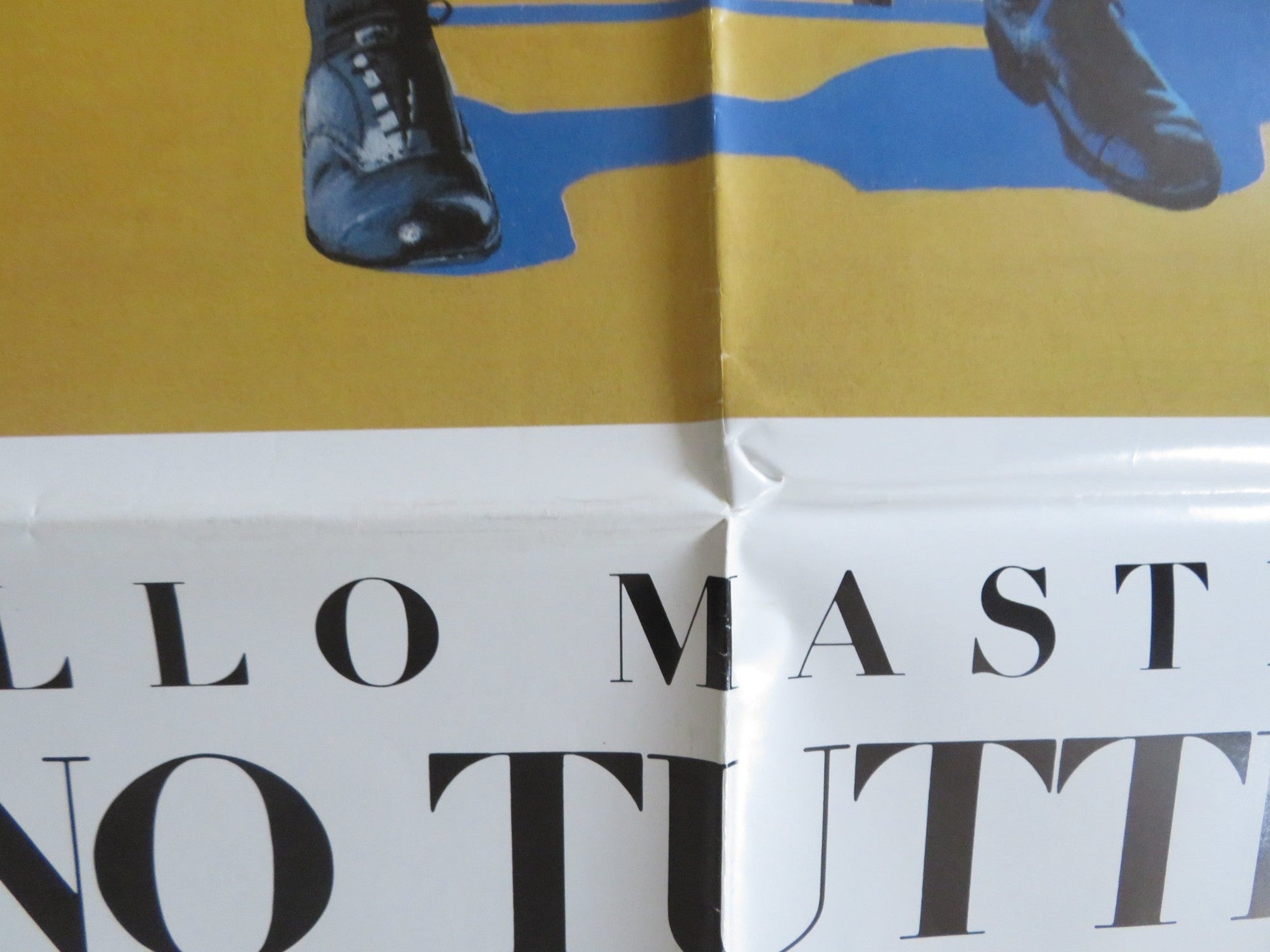 STANNO TUTTI BENE FOLDED US ONE SHEET POSTER MARCELLO MASTROIANNI M. MORGAN 1990 Rendezvous Cinema Movie posters