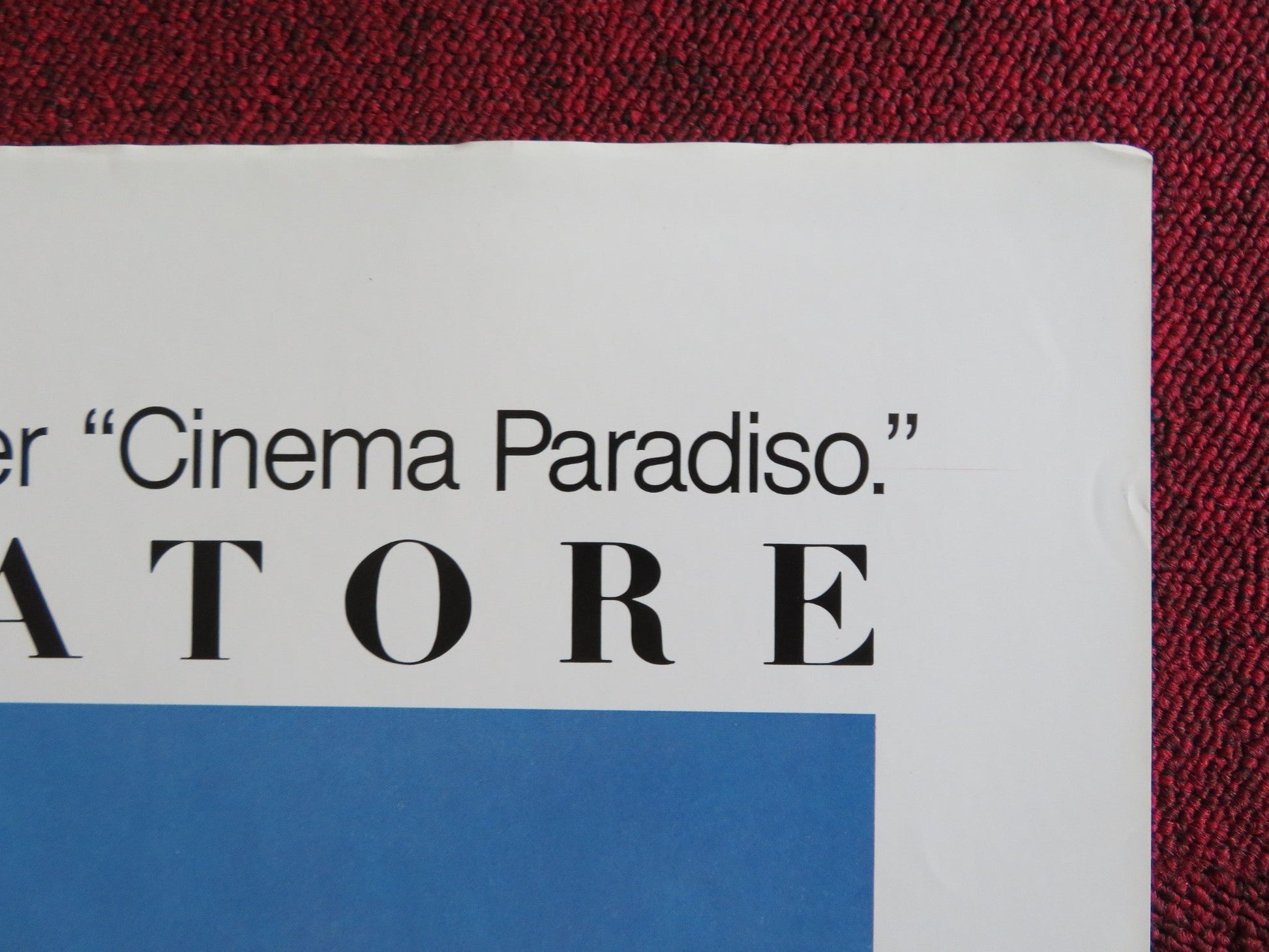 STANNO TUTTI BENE FOLDED US ONE SHEET POSTER MARCELLO MASTROIANNI M. MORGAN 1990 Rendezvous Cinema Movie posters