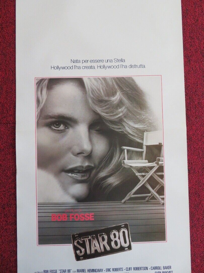STAR 80 ITALIAN LOCANDINA (27.5"x13") POSTER BOB FOSSE MARIEL HEMINGWAY 1983 Movie posters