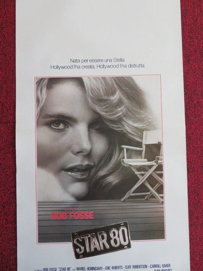 STAR 80 ITALIAN LOCANDINA (27.5"x13") POSTER BOB FOSSE MARIEL HEMINGWAY 1983 Movie posters