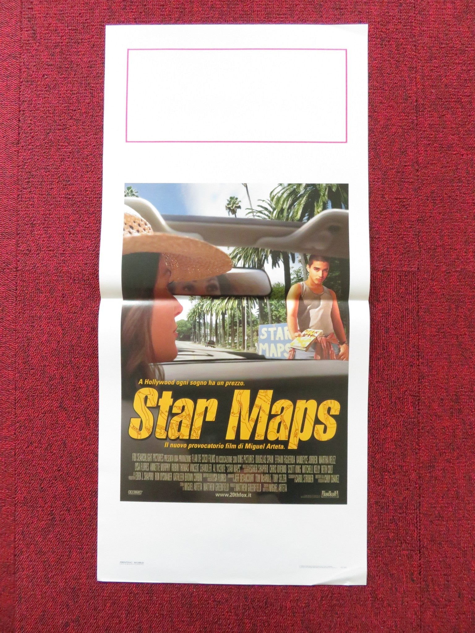 STAR MAPS ITALIAN LOCANDINA POSTER DOUGLAS SPAIN EFRAIN FIGUEROA 1997 Rendezvous Cinema Movie posters