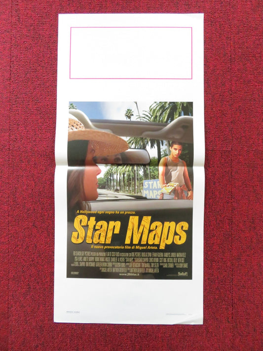 STAR MAPS ITALIAN LOCANDINA POSTER DOUGLAS SPAIN EFRAIN FIGUEROA 1997 Rendezvous Cinema Movie posters