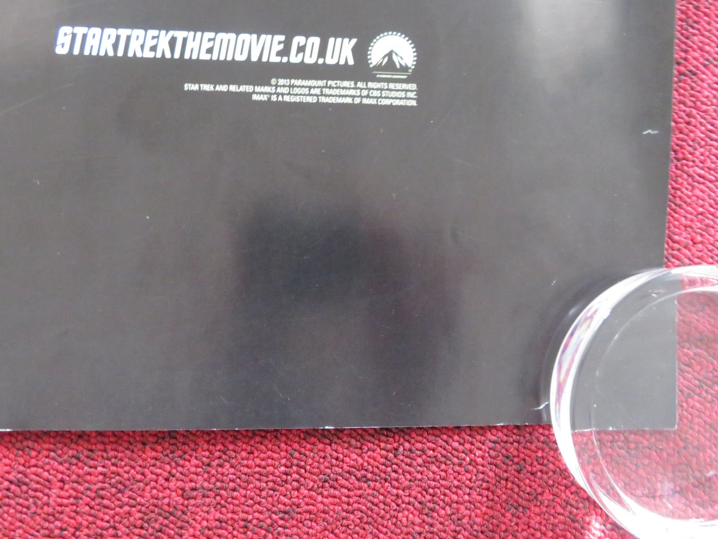 STAR TREK INTO DARKNESS UK QUAD ROLLED POSTER LEONARD NIMOY CHRIS PINE 2013 Rendezvous Cinema Movie posters