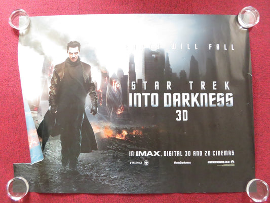 STAR TREK INTO DARKNESS UK QUAD ROLLED POSTER LEONARD NIMOY CHRIS PINE 2013 Rendezvous Cinema Movie posters