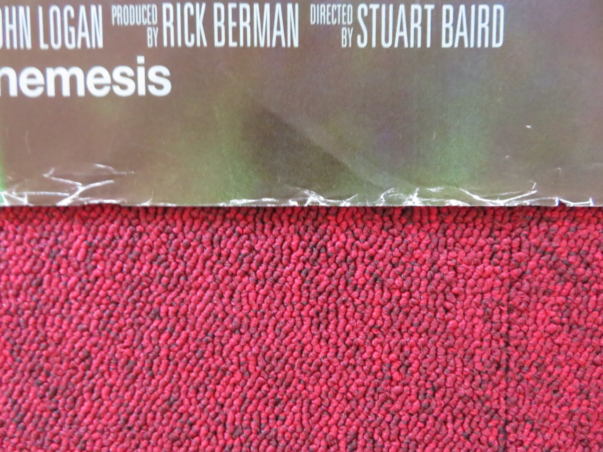 STAR TREK NEMESIS UK QUAD (30"x 40") ROLLED POSTER PATRICK STEWART 2002 Rendezvous Cinema Movie posters