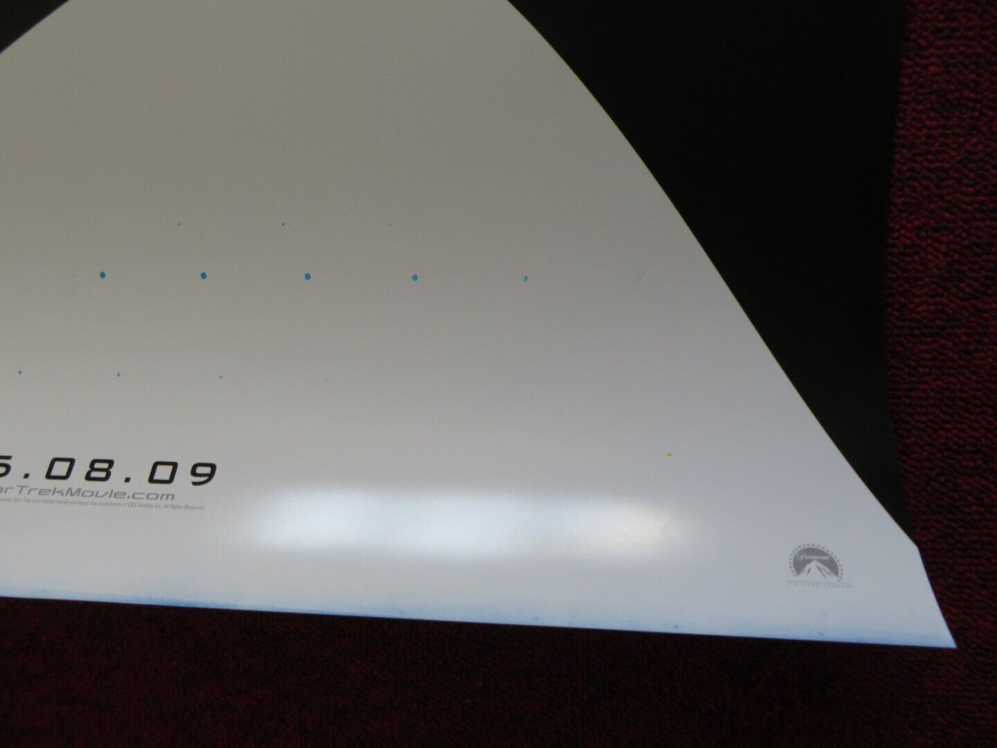 STAR TREK US ONE SHEET ROLLED POSTER J.J ABRAMS LEONARD NIMOY 2009 Movie posters