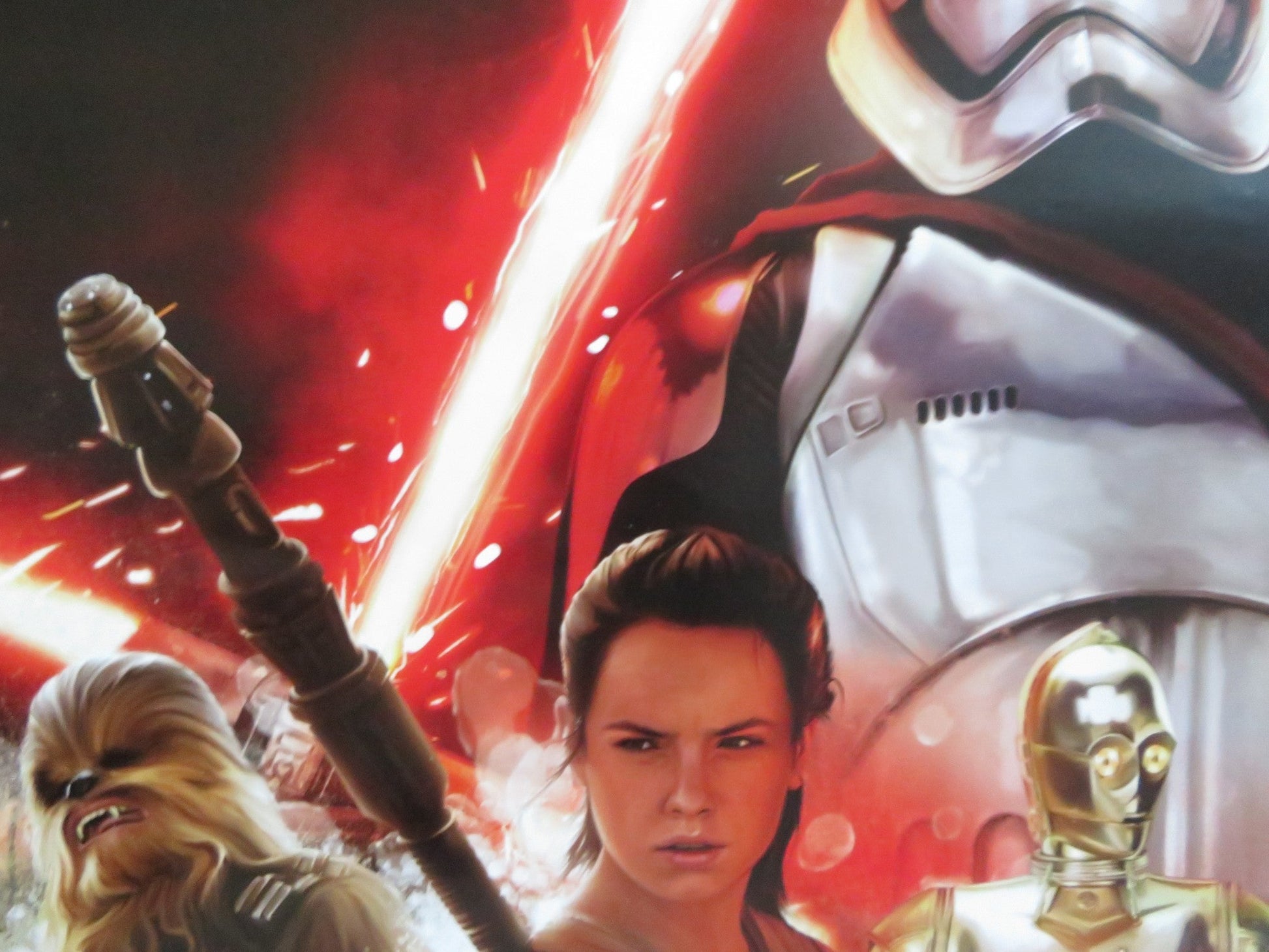 STAR WARS: EPISODE VII - THE FORCE AWAKENS UK ROLLED 36" X 24" POSTER A.DRIVER Rendezvous Cinema Movie posters