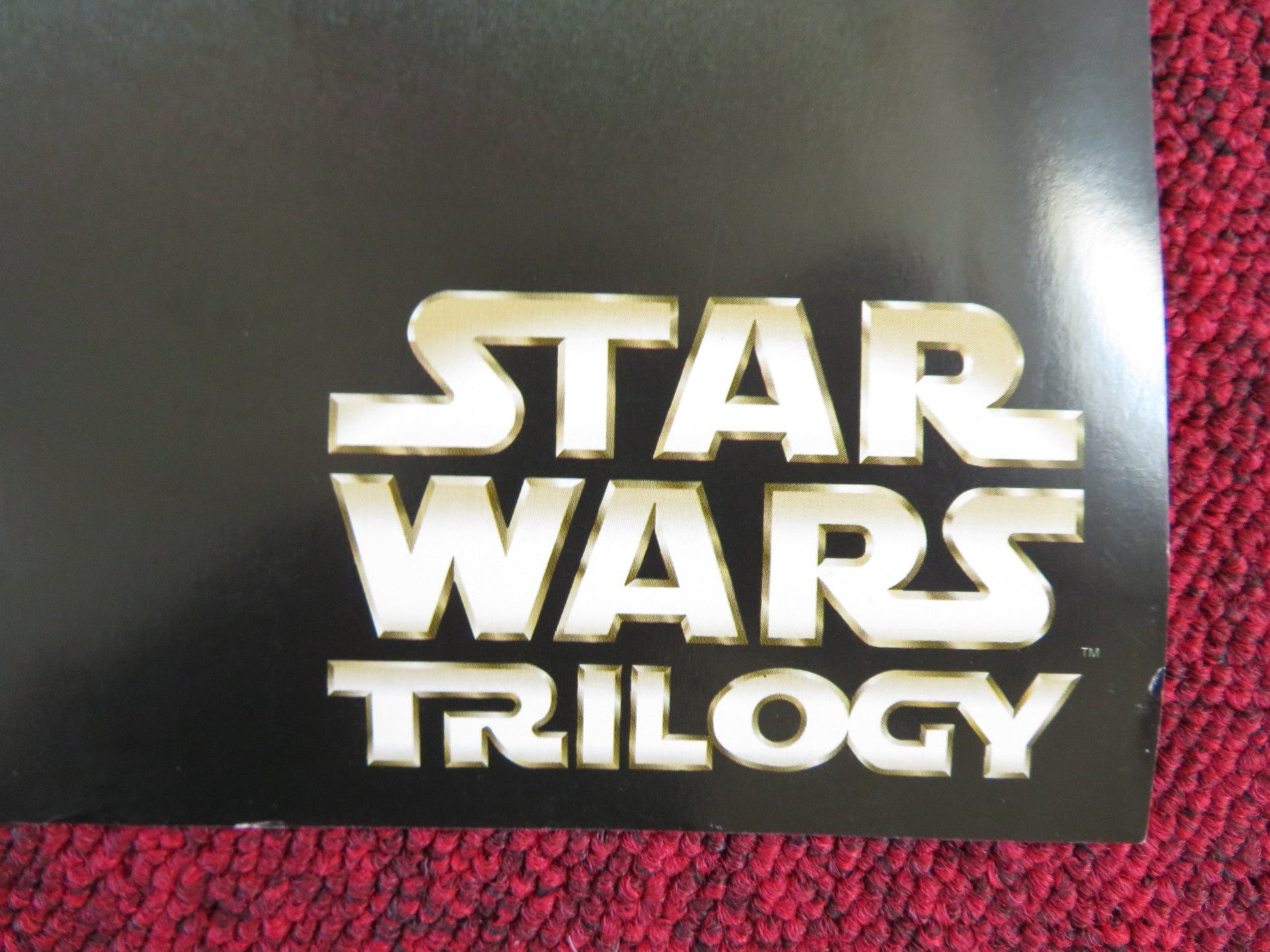 STAR WARS TRILOGY VHS VIDEO POSTER MARK HAMILL HARRISON FORD 2000 Rendezvous Cinema Movie posters