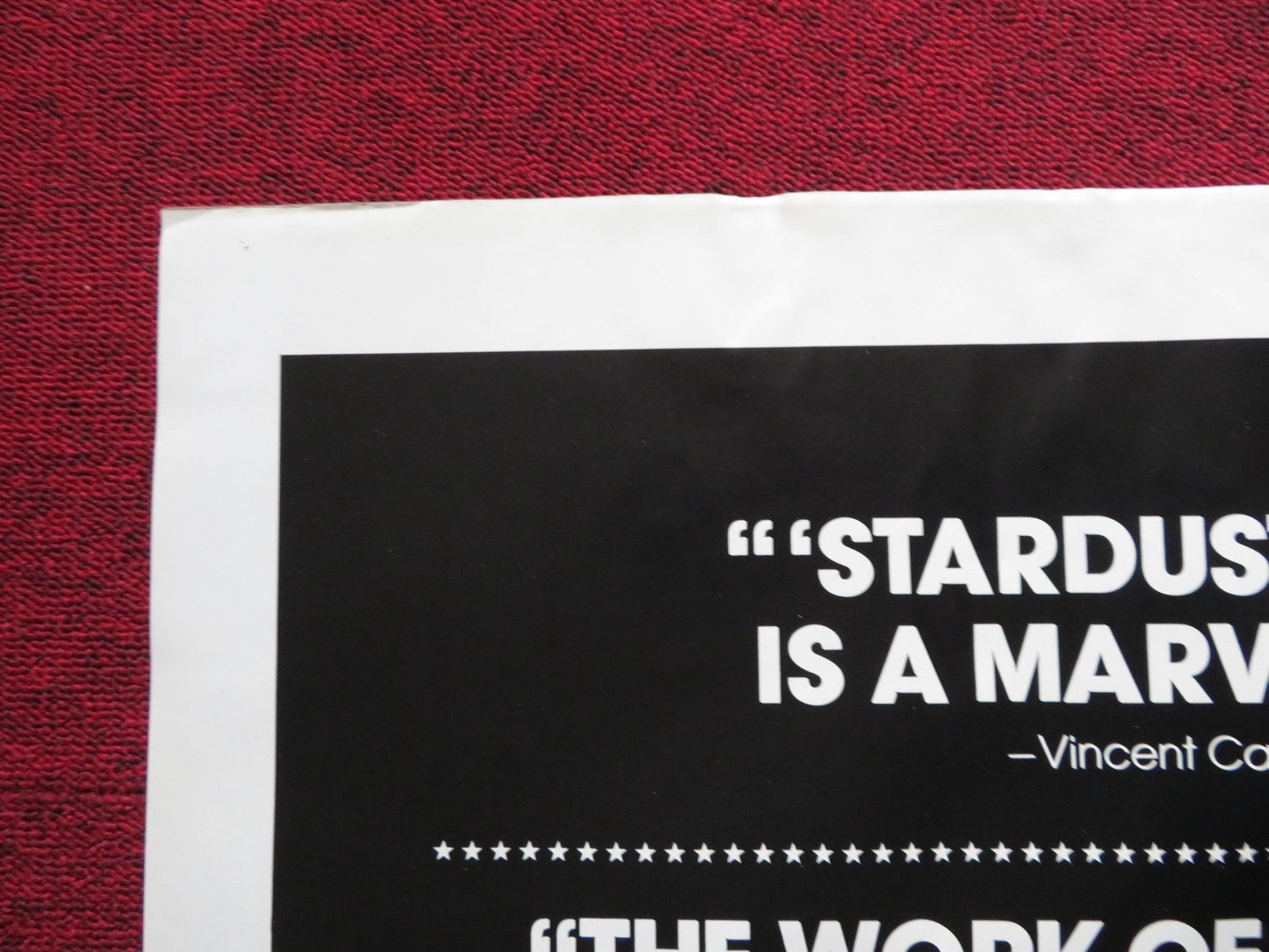 STARDUST MEMORIES - REVIEW FOLDED US ONE SHEET POSTER WOODY ALLEN 1980 Rendezvous Cinema Movie posters