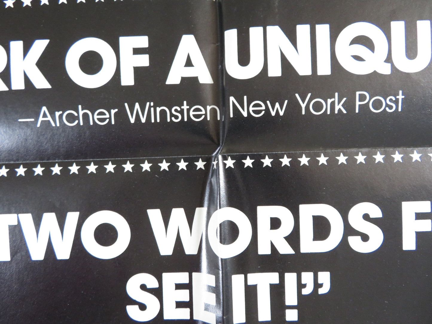 STARDUST MEMORIES - REVIEW FOLDED US ONE SHEET POSTER WOODY ALLEN RAMPLING 1980 Rendezvous Cinema Movie posters
