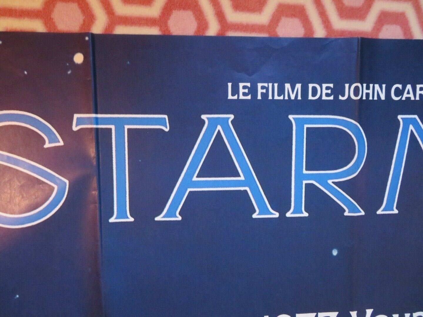 STARMAN FRENCH GRANDE POSTER JOHN CARPENTER JEFF BRIDGES 1985 Movie posters