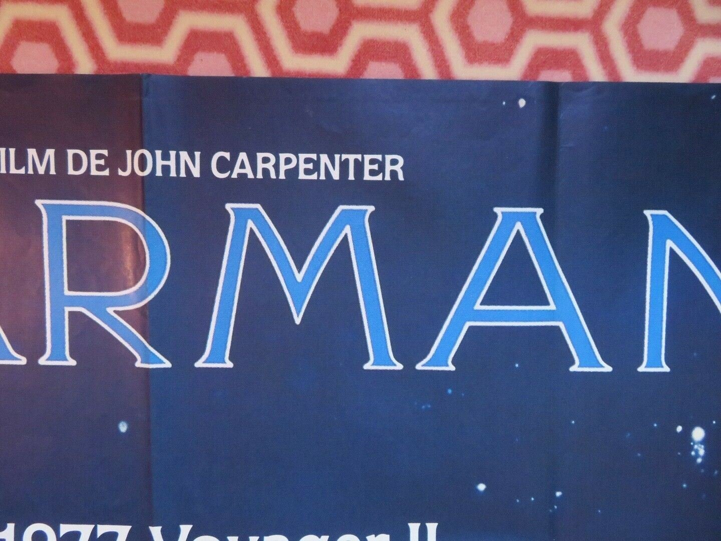 STARMAN FRENCH GRANDE POSTER JOHN CARPENTER JEFF BRIDGES 1985 Movie posters