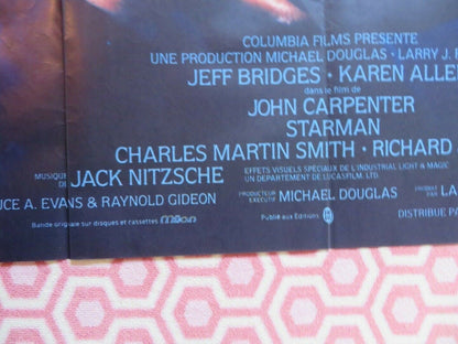 STARMAN FRENCH GRANDE POSTER JOHN CARPENTER JEFF BRIDGES 1985 Movie posters