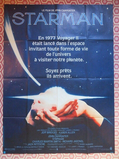 STARMAN FRENCH GRANDE POSTER JOHN CARPENTER JEFF BRIDGES 1985 Movie posters