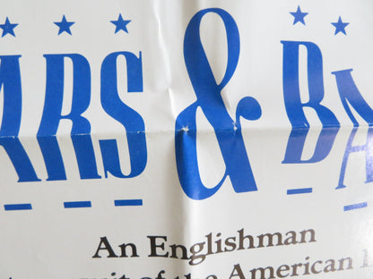 STARS AND BARS FOLDED US ONE SHEET POSTER DANIEL DAY LEWIS HARRY D. STANTON 1988 Rendezvous Cinema Movie posters