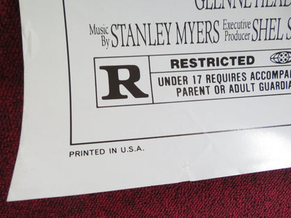 STARS AND BARS FOLDED US ONE SHEET POSTER DANIEL DAY LEWIS HARRY D. STANTON 1988 Rendezvous Cinema Movie posters