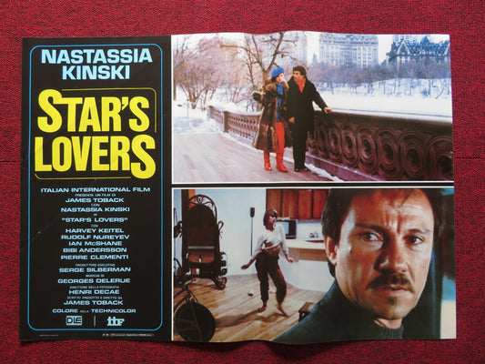 STAR'S LOVERS - D ITALIAN FOTOBUSTA POSTER NASTASSIA KINSKI HARVEY KEITEL 1983 Rendezvous Cinema Movie posters