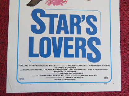 STAR'S LOVERS /Exposed ITALIAN LOCANDINA (27.5"x13") POSTER M BRODERICK 1983 Movie posters