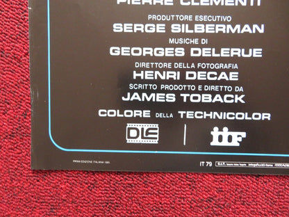 STAR'S LOVERS - F ITALIAN FOTOBUSTA POSTER NASTASSIA KINSKI HARVEY KEITEL 1983 Rendezvous Cinema Movie posters