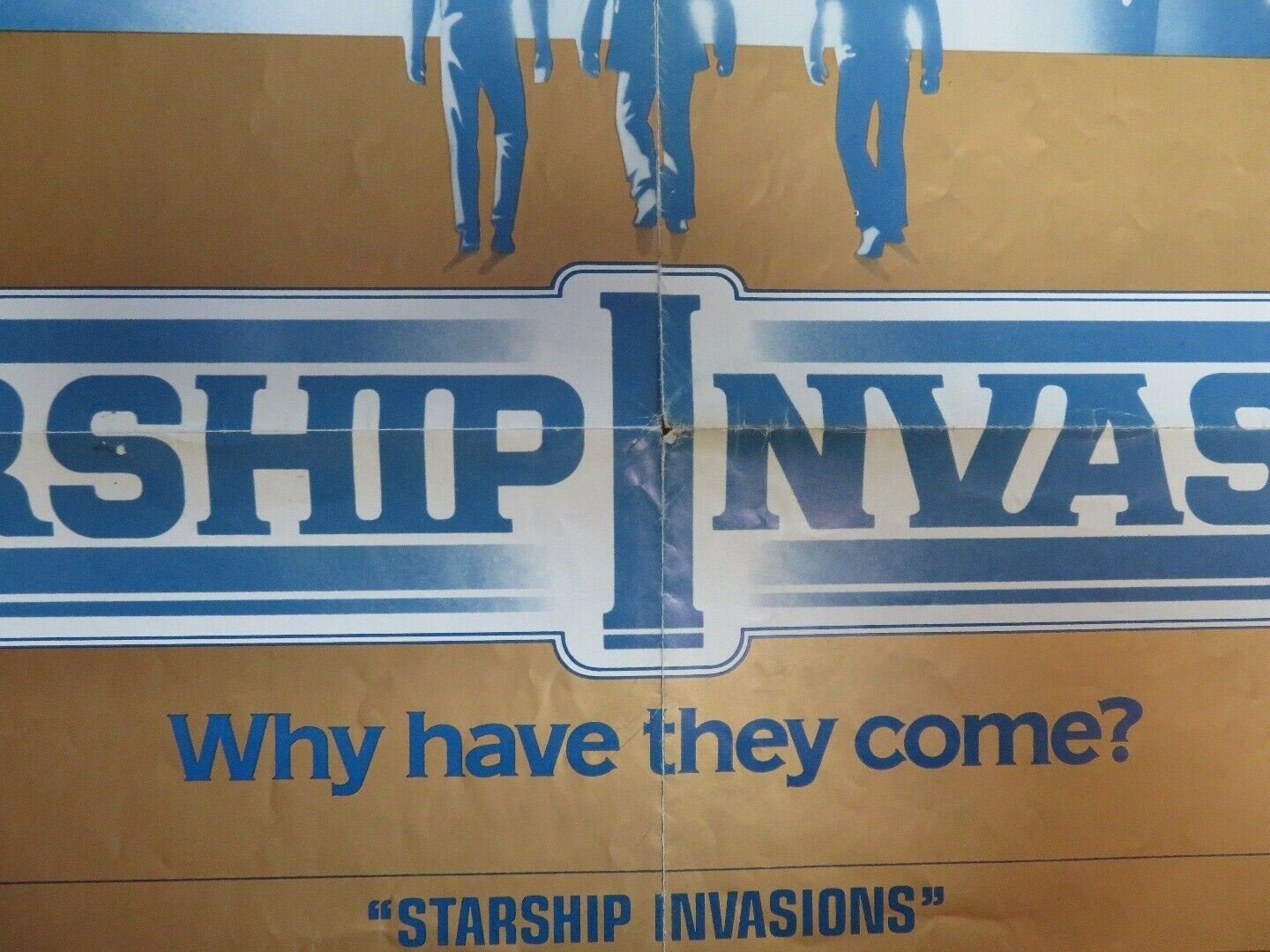 STARSHIP INVASION US ONE SHEET POSTER ROBERT VAUGHN CHRISTOPHER LEE Movie posters
