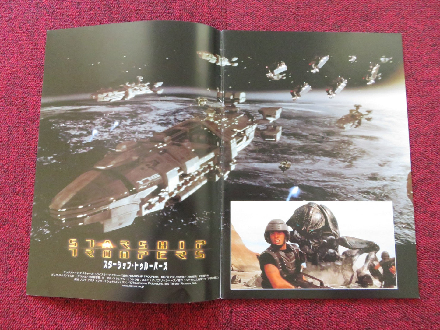 STARSHIP TROPPERS JAPANESE BROCHURE / PRESS BOOK CASPER VAN DIEN DINA MEYER '97 Rendezvous Cinema Movie posters