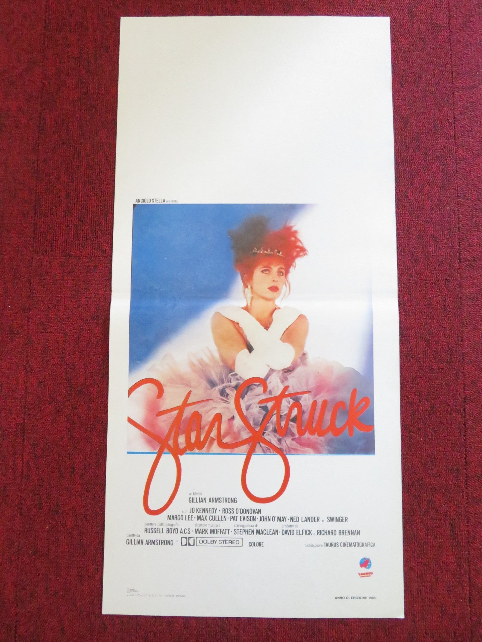 STARSTRUCK ITALIAN LOCANDINA POSTER JO KENNEDY ROSS O'DONOVAN 1985 Rendezvous Cinema Movie posters