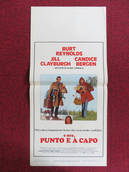 STARTING OVER ITALIAN LOCANDINA POSTER BURT REYNOLDS JILL CLAYBURGH 1980 Rendezvous Cinema Movie posters