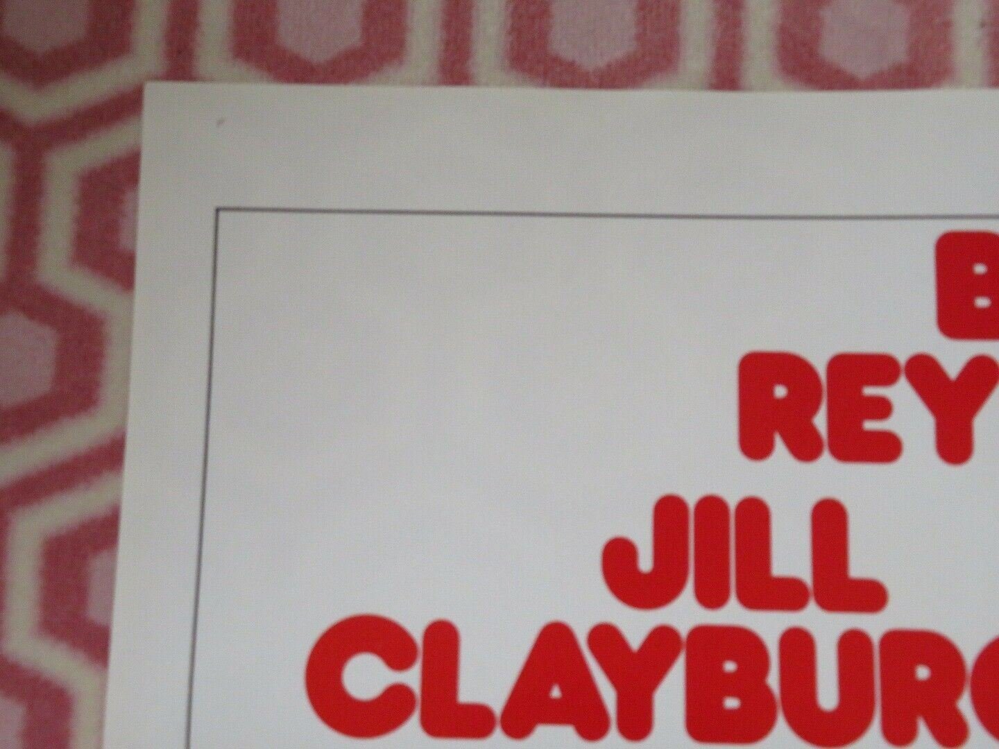 STARTING OVER US ONE SHEET POSTER BURT REYNOLDS 1979 Movie posters