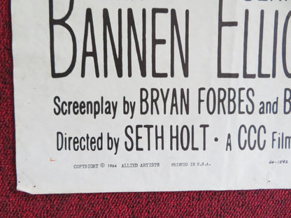 STATION SIX SAHARA FOLDED US ONE SHEET POSTER CARROLL BAKER IAN BANNEN 1964 Rendezvous Cinema Movie posters