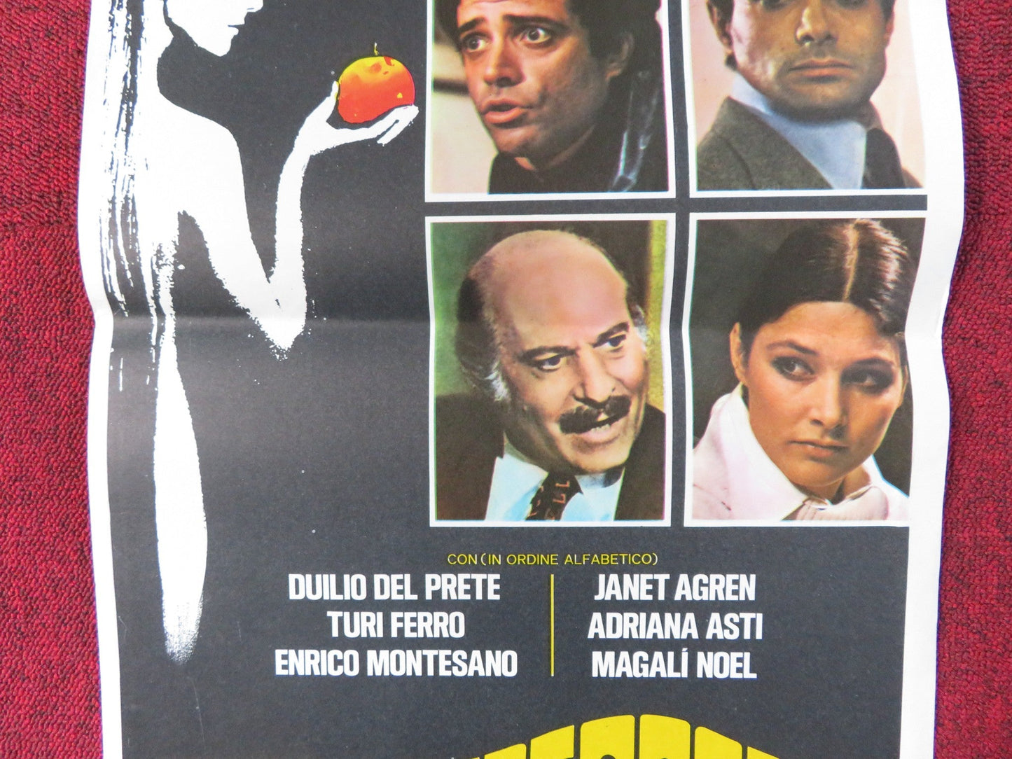 STATO INTERESSANTE ITALIAN LOCANDINA POSTER DUILIO DEL PRETE JANET AGREN 1977 Rendezvous Cinema Movie posters