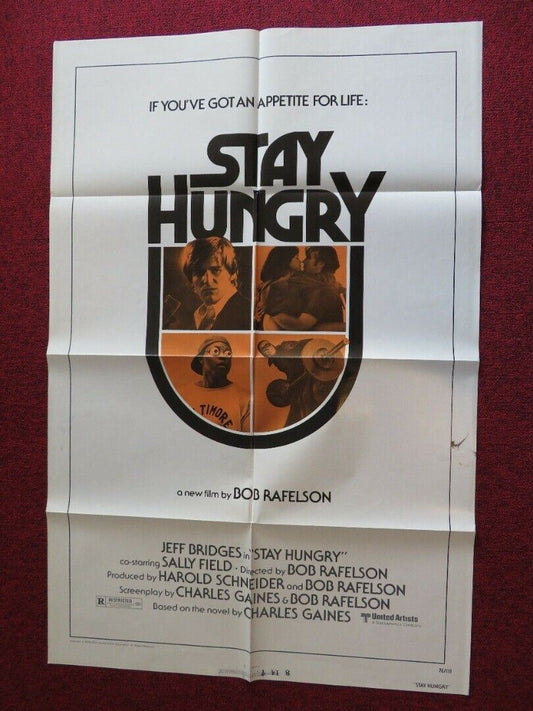 STAY HUNGRY FOLDED US ONE SHEET POSTER JEFF BRIDGES SALLY FIELD 1976 Movie posters